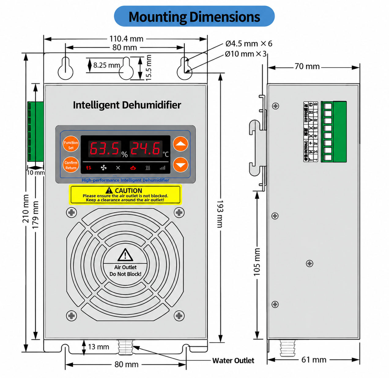 CSEB Dehumidifier Mounting Bracket Installation