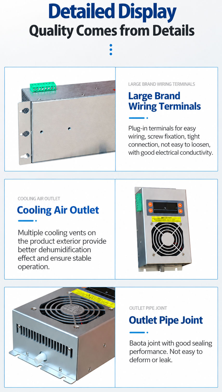 CSEB Series Thermoelectric Dehumidifier for Distribution Cabinets and Energy Storage