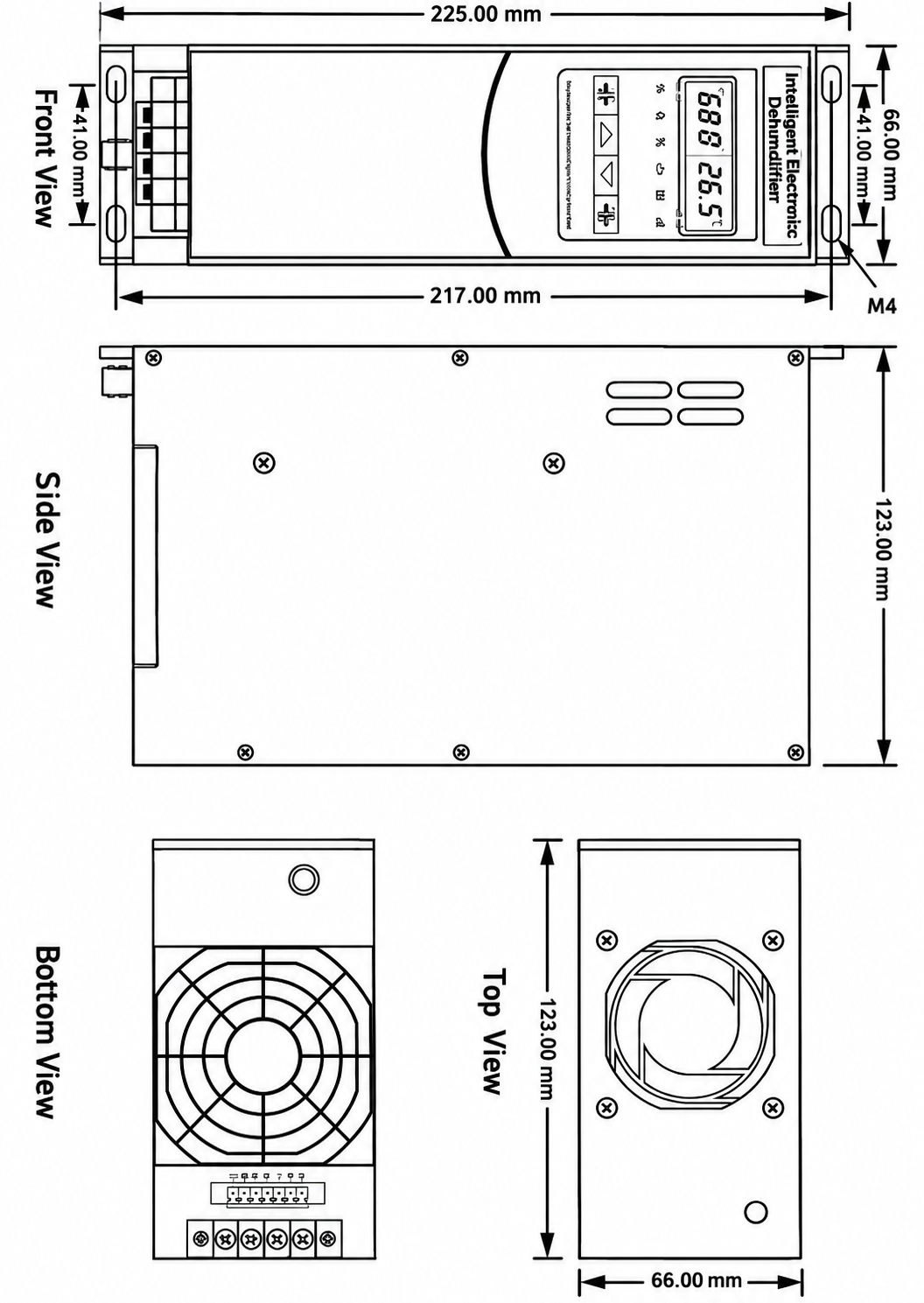 Installation Diagram of GCQ Series Intelligent Dehumidification Device