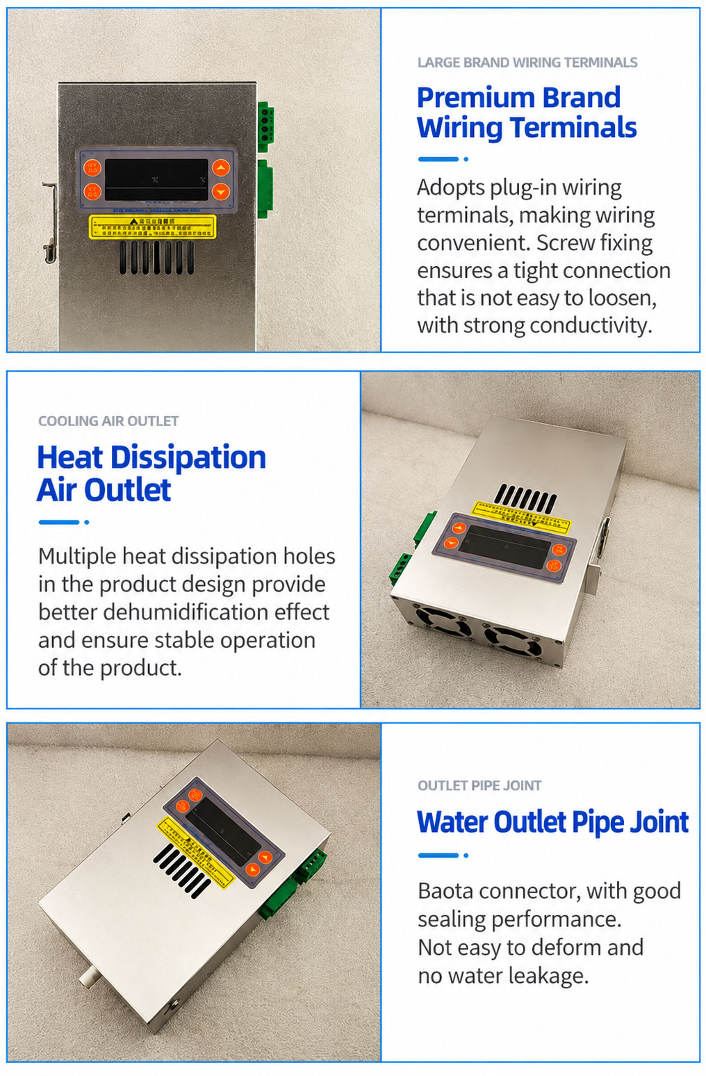 Smart CSH Cabinet Dehumidifier for Instrumentation and Switchgear