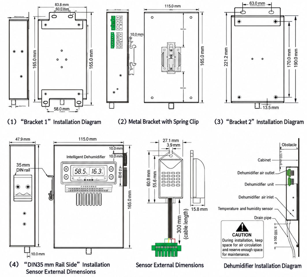 Smart CSH Cabinet Dehumidifier for Instrumentation and Switchgear